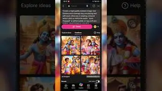 How To Create 🔥Viral 🔫Holi Name Images With Krishna || Bing😱 image creator tutorial FREE || Bing Ai