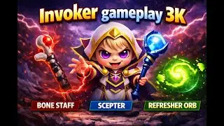 Invoker MID against Sniper | Scepter + Refresher combos