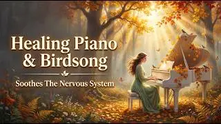 Beautiful Relaxing Music 🌿 Peaceful Piano & Forest Stream for Stress Relief, Healing The Nervous Sy