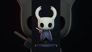 3D Modeling The Knight from Hollow Knight #blender