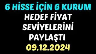 6 HİSSE İ&Ccedil;İN 6 KURUM HEDEF FİYAT SEVİYELERİNİ PAYLAŞTI #borsa #astor #tuprs #hisse #cımsa #t&uuml;praş