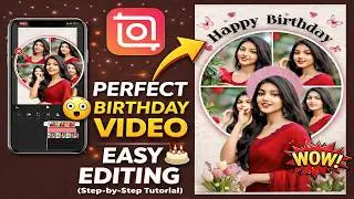 How to Edit Birthday Photo & Make Collage in InShot | Step-by-Step Tutorial | Story Editing Ideas
