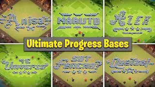 Th14 Ultimate Progress Bases with Links! Th14 Funny troll Bases | Th14 Showcase Bases