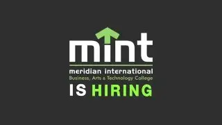 MINT College is hiring!