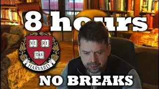🔴 8-HOUR Study/Work With Me l Harvard Med AI l No Breaks