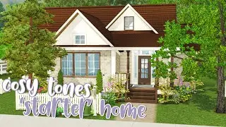 COSY TONES ‘STARTER’ HOME ☕ the sims 3 speed build