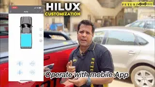 Red Hilux Latest Update Remote Key How to Open and Start  Customization By  Futurz 4x4 { 2024 }