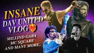 Millind Gaba 🔥 MC Square LIVE at DAV United | Full Concert Vlog 🎶💃