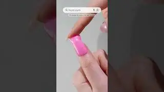 NG200524 Barbie Pink & Leaf Gel Nail Sticker Design &ndash; Bulk Orders Available!