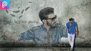 PicsArt Own Wall Concept | Picsart Photo Editing | Picsart Editing New Style | Ali AJ Editz