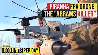 Russia Ramps Up Production of Piranha FPV Drones, the Abrams Killer, to 1,000 Units Per Day