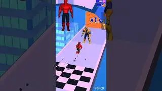 Mashup Superhero Red Hulk vs Thanos Battle #shorts #shortvideo #youtubeshorts #games #mobilegame