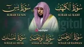 تلاوة خاشعة لسور الكهف، يس، الرحمن، الواقعة، والملك الشيخ ماهر المعيقلي لتيسير الامور وراحة البال