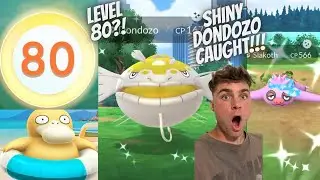 ✨NEW Shiny Dondozo CAUGHT! Level 80 COMING, Shiny Costume Slakoth and More in Pokemon Go!✨
