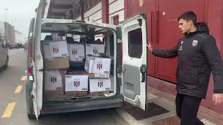 Donaci&oacute;n de alimentos a C&aacute;ritas M&eacute;rida | Temporada 25/26 | AD M&eacute;rida