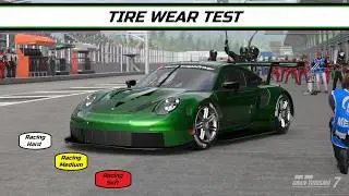 GT7 - TIRE WEAR TEST | All 3 Racing Compounds