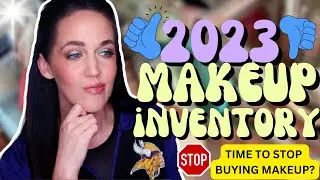 2023 MAKEUP INVENTORY ❄️ HOW MUCH MAKEUP DO I OWN!?