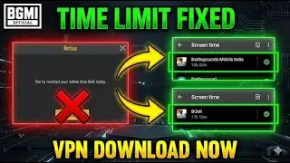 BGMI 6 Hours Time Limit Solution 😱 | Play BGMI After Time Limit (Android & iOS)