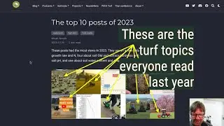Nitrogen, coring, the pH chart, hourly ET, growth rate, and surface hardness: top posts of the year