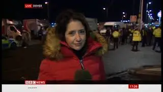 Sangita Myska BBC News Dover lorry crisis live broadcast