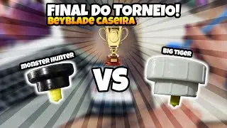 BATALHA BEYBLADE CASEIRA - FINAL DO TORNEIO!!