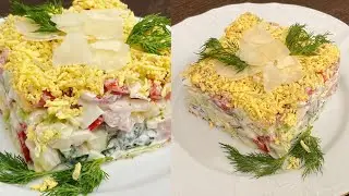 легкий салат пп на праздник  light salad proper nutrition for every day and on the festive table