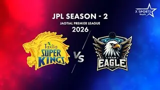 JPL Season 2 | Sunrisers vs Takshila Super Kings LIVE | Full Match | College Ground | JAGTIAL |