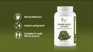 Brahmi Booti Powder - Supplement for Managing Stress | @yuvikaherbs