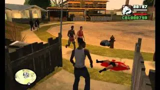Fraps GTA SA Test Video[HD](Mega Punches)