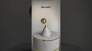 0% vs 100% Sphere Bouncing 3D Soft Body Simulation