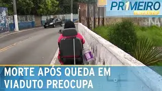 Mulher morre ao cair de viaduto; população pede maior proteção | Primeiro Impacto (16/01/25)