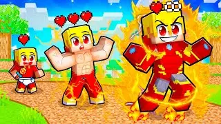 From BIRTH to SUPERHERO in Minecraft!