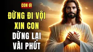 🔴 ĐỪNG ĐI VỘI, CON ƠI – XIN HÃY DỪNG LẠI VÀI PHÚT | THÔNG ĐIỆP TỪ CHÚA