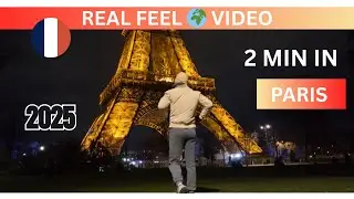 2 Min in PARIS🎄Christmas Time 2025 🇬🇧 REAL FEEL🌍Video December 2025