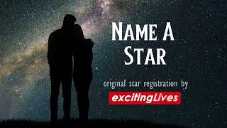 Name A Star - Unique Romantic Gift Idea
