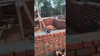Brickwork... ईट चिनाई।। #brickwork #columncasting