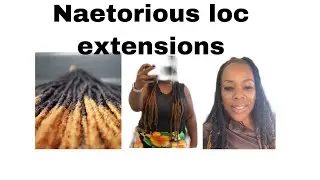 I added loc extensions to my long sisterlocks, click to see results.