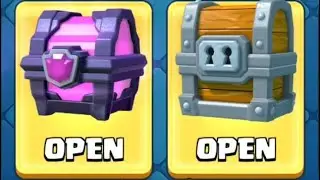Giant chest vs Magical chest Clash Royal chest opening (Which is better?)