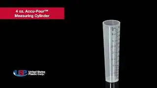 4 oz. Accu-Pour&trade; Measuring Cylinder | U.S. Plastic Corporation&reg;