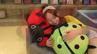 Cute Ladybug Plush Pillow | The Cutest Hug for Cozy Moments