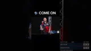 Joe Cullen Feeling the Pressure Release 😮&zwj;💨 #joecullen #darts #relief #comeon