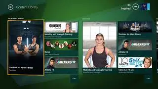Xbox Fitness UI