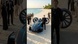 Next generation BMW IX2 vehicles with propellers, year 2028. Mark Zuckerberg presenting it.  #future
