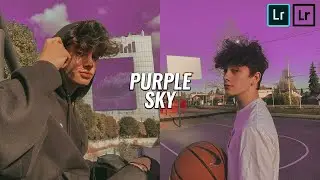 Purple Sky Preset DNG - Aestehtic Presets | Free Lightroom Mobile Presets