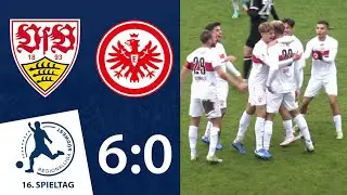 Machtdemonstration des VfB Stuttgart II - Eintracht Frankfurt | 16. Spieltag RLSW