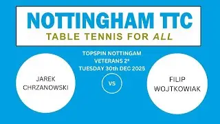 Veterans 2* - 30-12-25 - Jarek Chrzanowski v Filip Wojtkowiak