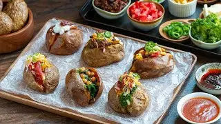 Baked Potato Bar: 25+ Topping Ideas and 6 Fun Recipes