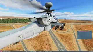 AH-64D Apache FCR Fire Control Radar Hellfire D C S