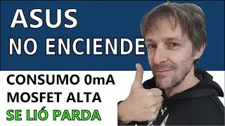 REPARACIÓN PORTÁTIL ASUS NO SE ENCIENDE. SE LIÓ PARDA!