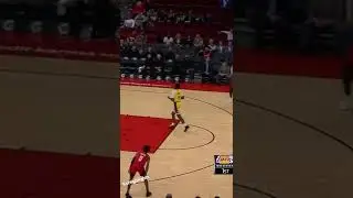Eric Gordon tricks Lebron James 2x and makes the bucket. #shorts #rockets  #lakers